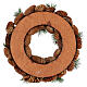 Christmas wreath with pinecones and berries 30 cm s4