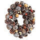 Christmas wreath 33 cm pinecones berries and dried flowers s3