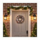 Corona Avvento pigne innevate bacche diam. 36 cm s2
