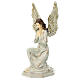 Ángel de rodillas color crema 30 cm s2