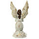 Ángel de rodillas color crema 30 cm s4