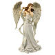 Angel figurine with flute 32 cm in resin s5