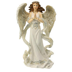 Angel statue with prayer hands 23 cm