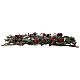 Christmas candle holder 4 cm intertwined branches 65x15 cm s1