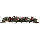 Christmas candle holder 4 cm intertwined branches 65x15 cm s6