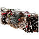 Christmas candleholders for 1.8 in candles, pinecones and branches, 17x5.5x3 in s2