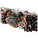 Christmas candle holder wreath style 4 cm 40x15 cm s2