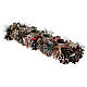 Christmas candle holder wreath style 4 cm 40x15 cm s5