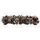 Christmas candle holder wreath style 4 cm 40x15 cm s6