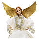 Christmas angel resin and white dress 30 cm s2