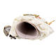 Cimier ange avec harpe robe blanche et rose 40 cm s7