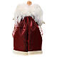 Christmas angel wings tip with feathers and red robes 45 cm s5