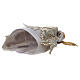Cimier ange avec robe argent 45 cm s6