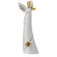 White porcelain angel statue stylized 20 cm s2