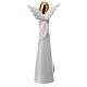 White porcelain angel statue stylized 20 cm s5
