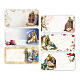 Segna pacchi adesivo decorativo 12 pezzi 4x8 cm s1