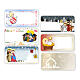 Segna pacchi adesivo decorativo 12 pezzi 4x8 cm s2