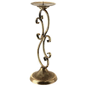 Candlestick of 14 in for 4 in candles with antique finish