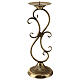 Candelero envejecido 35 cm para velas 10 cm s1