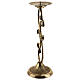 Antique candlestick 35 cm for pillar candles 10 cm s4