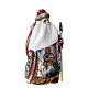 Ded Moroz with Holy Family, red coat, carved wood, 9 in s3