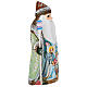 Nonno Gelo 22 cm marrone Sacra Famiglia legno intagliato s4