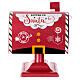 Red metal Christmas letterbox for Santa 10x10x6 in s1