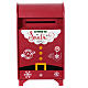 Postkasten in weihnachtlichem Rot, Metall, 60x35x20 cm s1