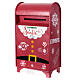 Postkasten in weihnachtlichem Rot, Metall, 60x35x20 cm s2