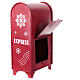 Christmas letterbox, red metal, 24x14x8 in s5
