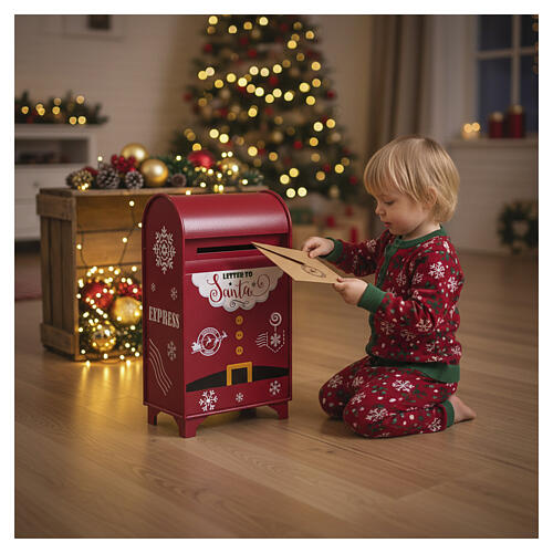 Caixa de correio Pai Natal 60x35x20 cm 2