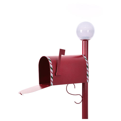 Boîte aux lettres Noël avec réverbère 115x20x45 cm 5
