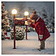 Boîte aux lettres Noël avec réverbère 115x20x45 cm s2