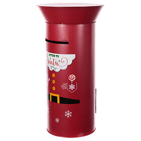 Cylindrical letterbox for Christmas 32x16x16 in