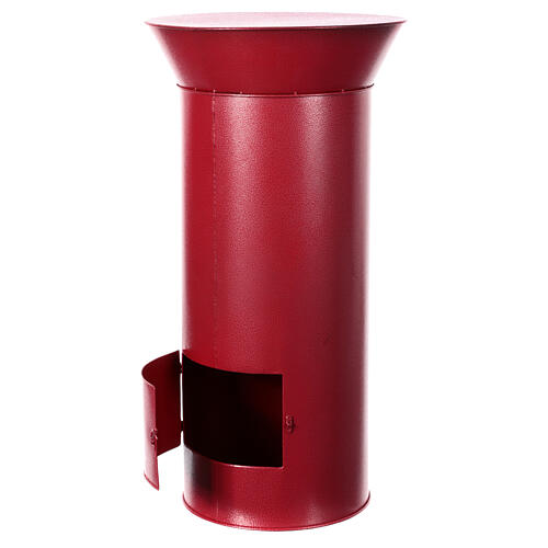 Cylindrical letterbox for Christmas 32x16x16 in 4