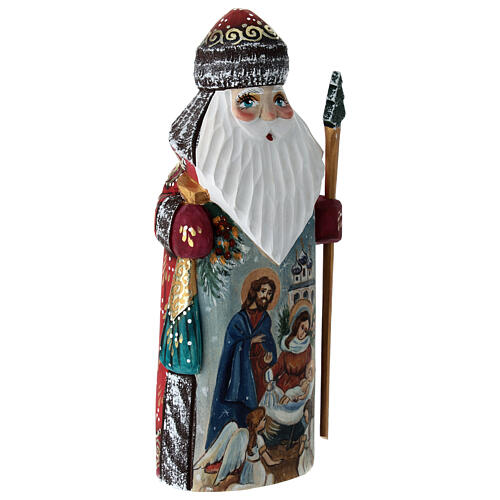 Ded Moroz with Nativity Scene 7 in 4