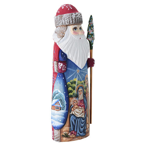 Ded Moroz scène Nativité 18 cm 3