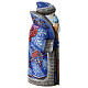 Babbo Natale 19 cm mantello blu Scena Natività s5