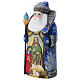 Santa Claus 19 cm blue coat Nativity scene s3