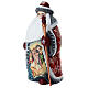 Santa Claus red coat with Nativity scene 18 cm s3