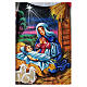 Ded Moroz with green coat, Nativity Scene, 7 in s2