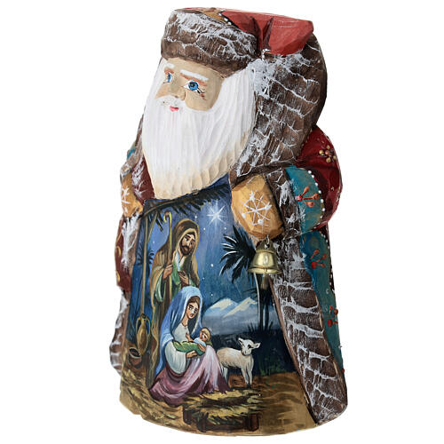 Ded Moroz with little bell, Nativity Scene, 6.5 in 3