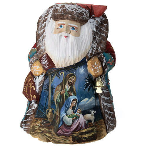 Abuelo Frost Escena Natividad 17 cm con campanilla 1