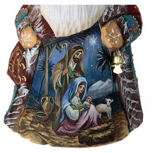 Ded Moroz scène Nativité 17 cm avec clochette 2