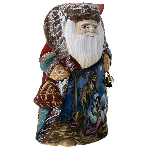 Ded Moroz scène Nativité 17 cm avec clochette 4