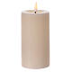 White LED candle h 13 cm diam 6.5 cm s3