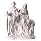 Flight into Egypt, old white porcelain, 8x6x3 in s1