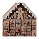 Advent calendar, 14x14 in, gingerbread house s2