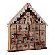 Calendario dell'avvento 35x35 cm casa pan di zenzero s3