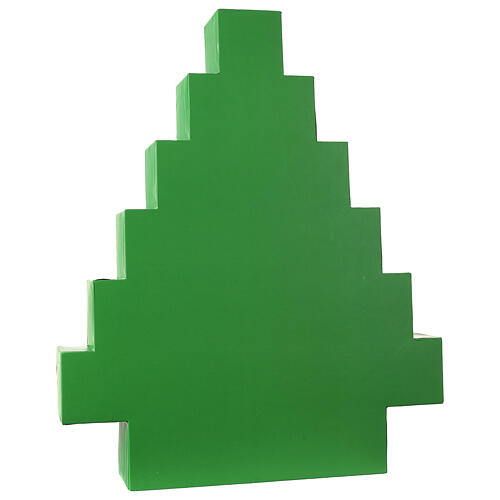 Calendario de Adviento árbol de Navidad 45x35 cm verde 5